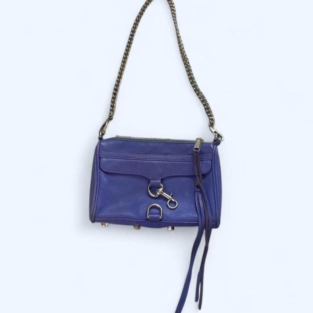Leather mini MAC shoulder bag by Rebecca Minkoff
